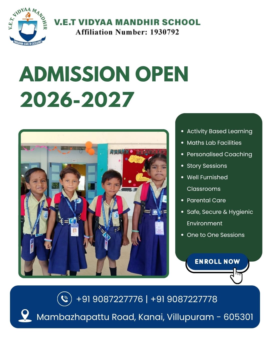 Admission Banner